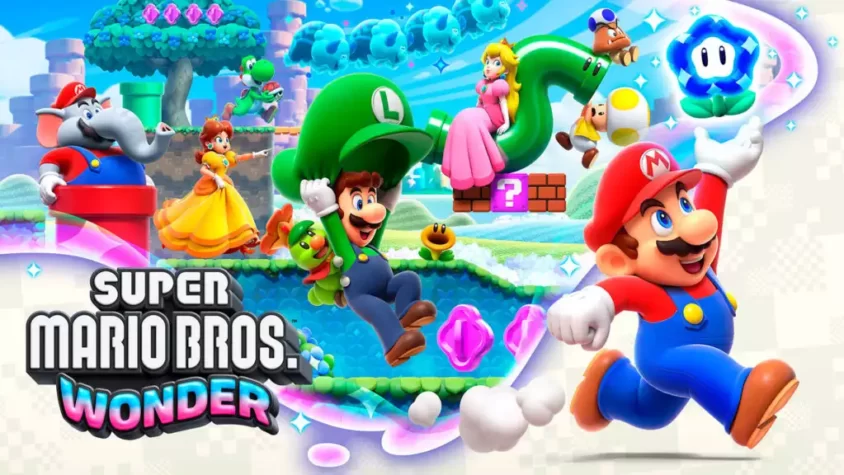 Super Mario Bros. Wonder Обложка игры Super Mario Bros. Wonder
