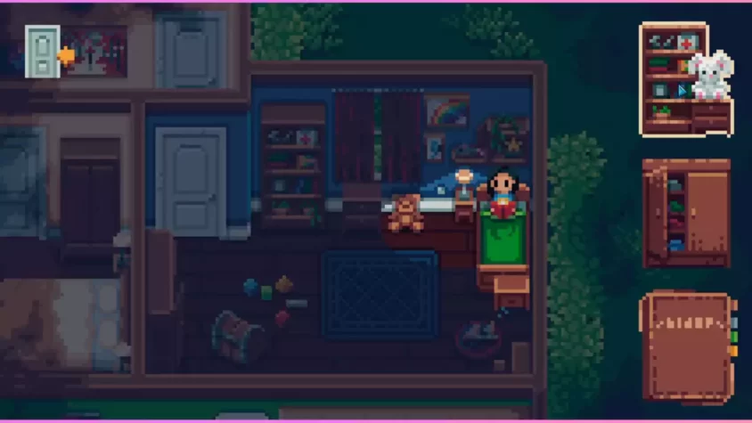 Скриншот из игры Sweet Dreams Alex, океанская сцена с морскими существами