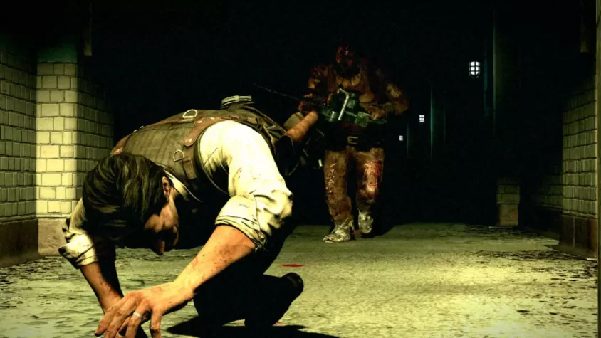 Персонаж с дробовиком в The Evil Within