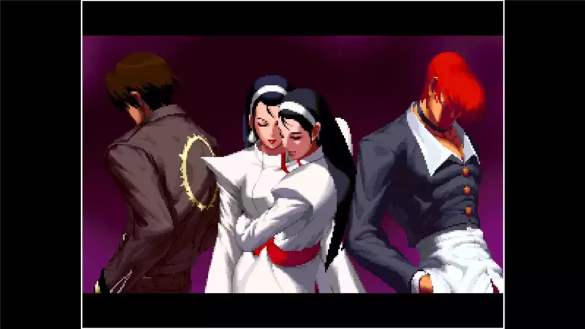 Персонажи в игре The King of Fighters 2003, включая Кусанаги и других