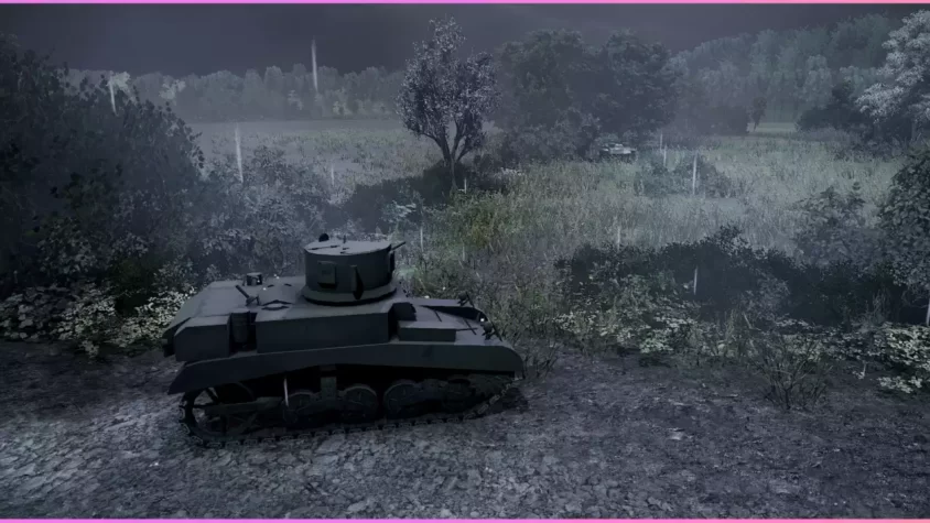 Ещё один скриншот игры The Troop в дождливую погоду