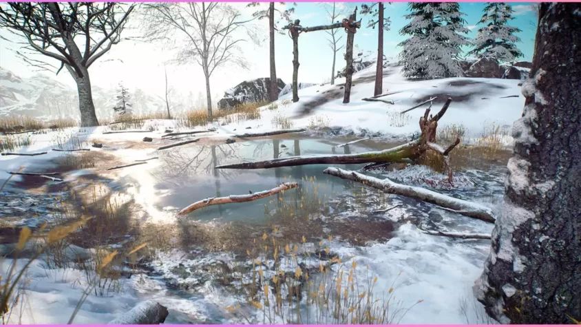 Скриншот из игры Til Nord — всё так же пусто и уныло