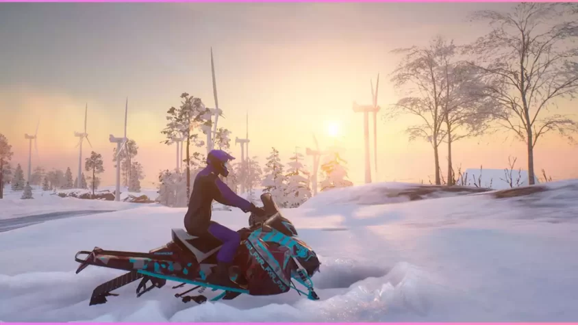 Скриншот из игры Til Nord — даже лёд не может скрыть пустоту