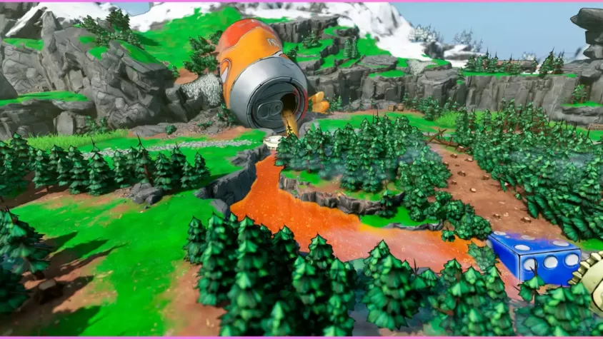 Игровой процесс в Tiny Tina's Wonderlands с пивом и ярким миром