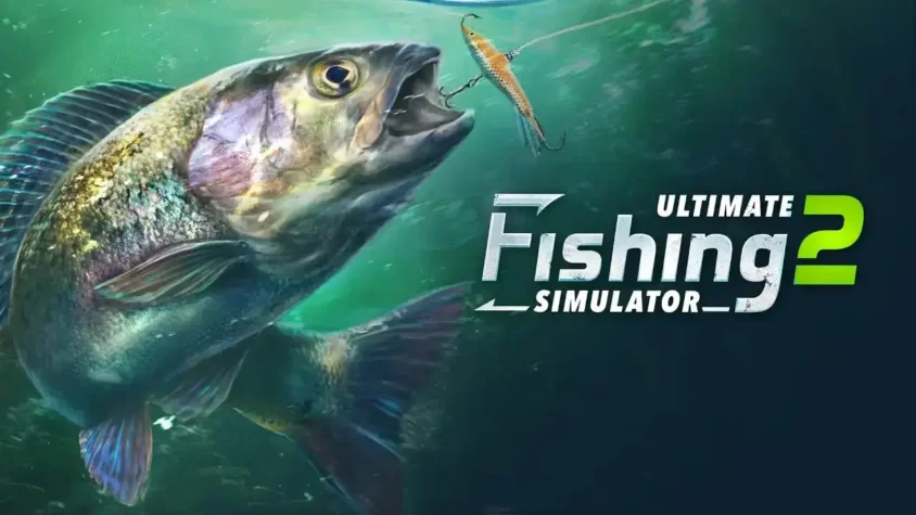 Ultimate Fishing Simulator 2: рыбалка на экране Обложка игры Ultimate Fishing Simulator 2
