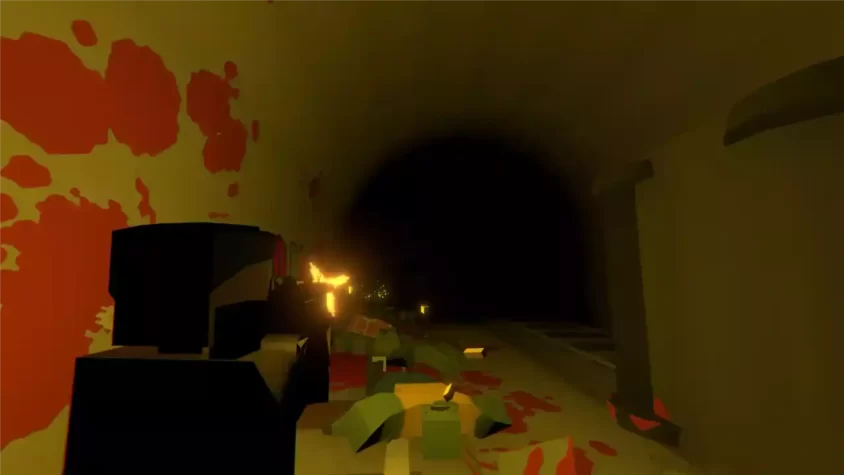 Темный тоннель в Unturned