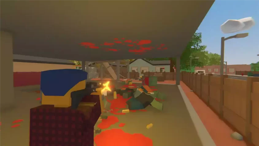 Сражение с зомби в Unturned
