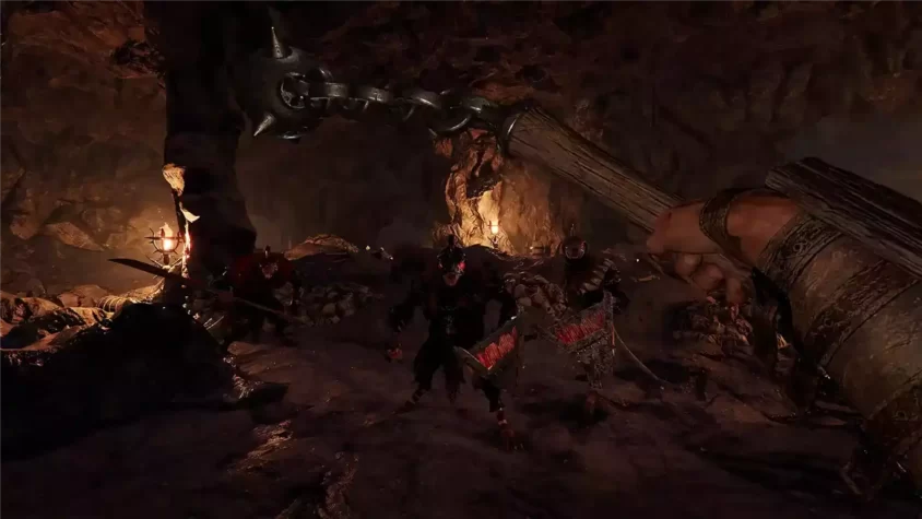 Тёмные пещеры игры Warhammer Vermintide 2