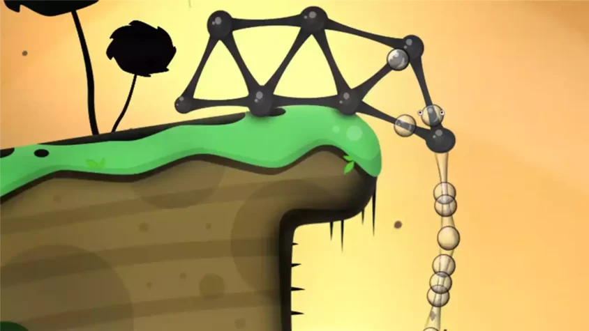 Гораздо более сложные задачи и конструкции в игре World of Goo