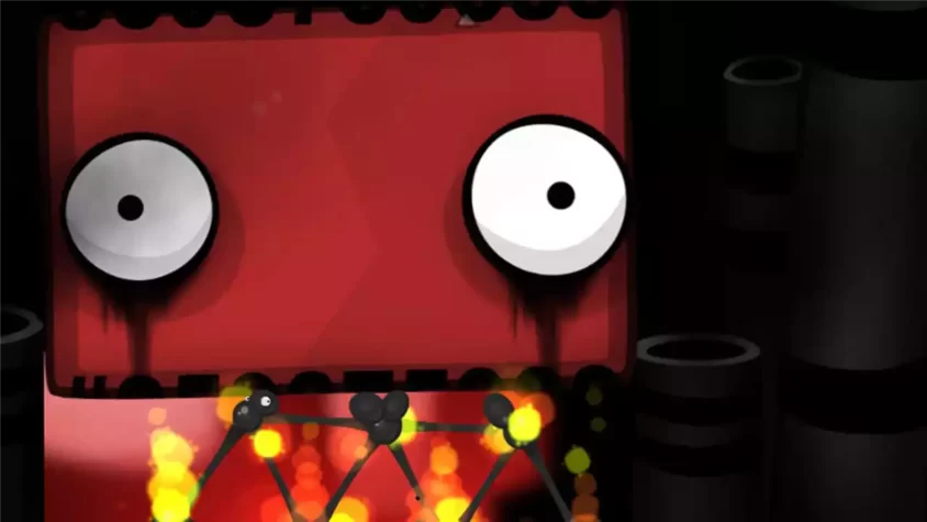 Игра с участием механических элементов в World of Goo