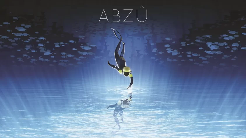 Обложка игры Abzû Игровая обложка Abzû — погружение в мир подводных приключений