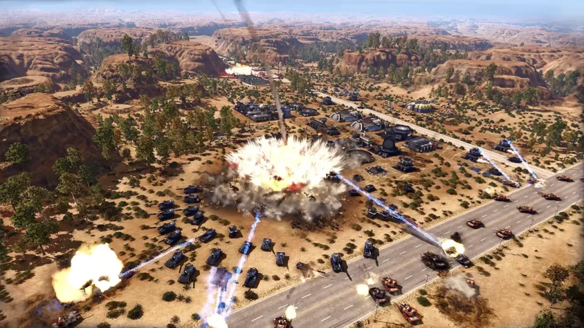 Скриншот игры Act of Aggression: Вторая база, вторая волна атак