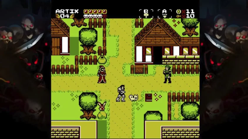 Третья сцена из игры AdventureQuest 8-Bit: Dungeon & DoomKnights