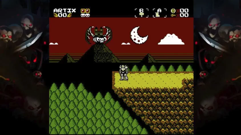 Четвертая сцена из игры AdventureQuest 8-Bit: Dungeon & DoomKnights