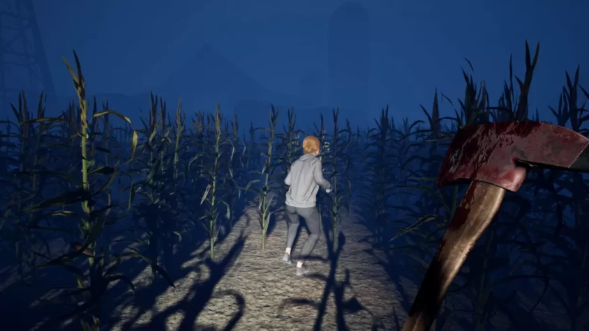 Персонаж в кукурузном поле в After Dark VR