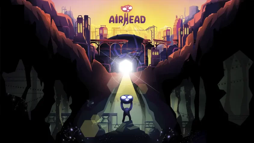 Обложка игры Airhead Обложка игры Airhead с ярким и футуристичным миром