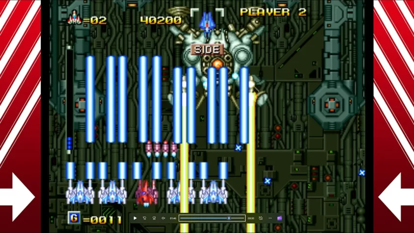 Геймплей игры Alpha Mission 2