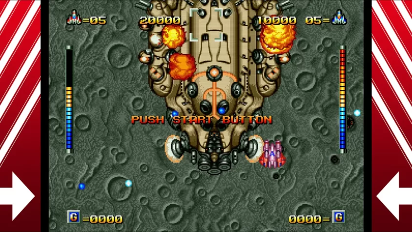 Геймплей игры Alpha Mission 2
