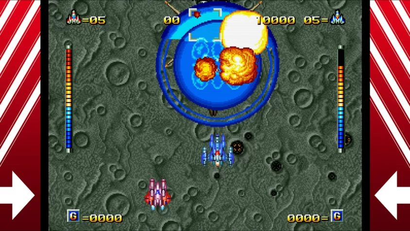 Геймплей игры Alpha Mission 2