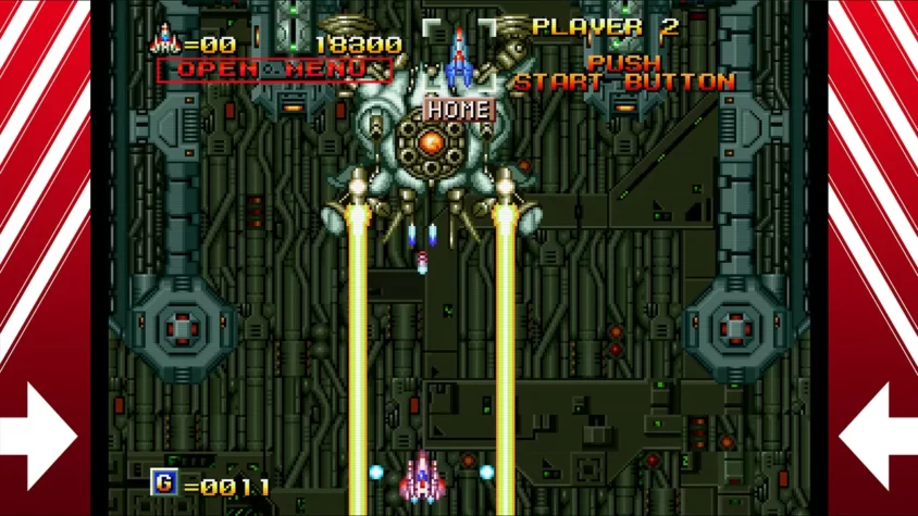 Геймплей игры Alpha Mission 2