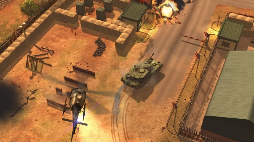 Деструкция в игре American Fugitive