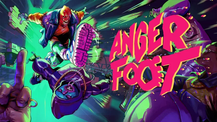 Anger Foot: Кикать и стреляй Обложка игры Anger Foot