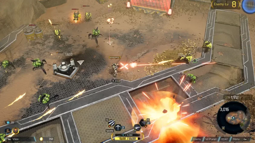 Скриншот из игры ANVIL - Бой на разрушенной базе