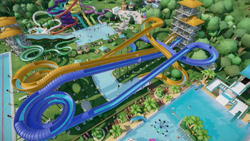 Река в аквапарке Aquapark Tycoon