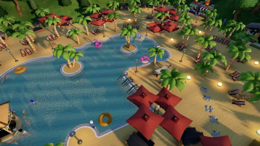 Горки в Aquapark Tycoon