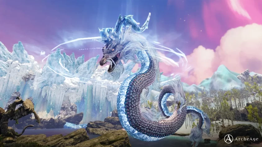 Ледяной дракон в ArcheAge