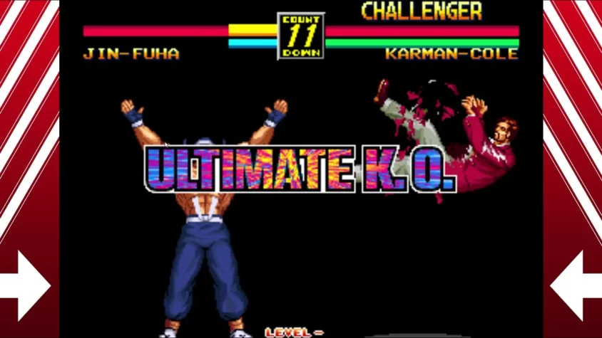 Погоня за каждым нажатием кнопки в Art of Fighting 3