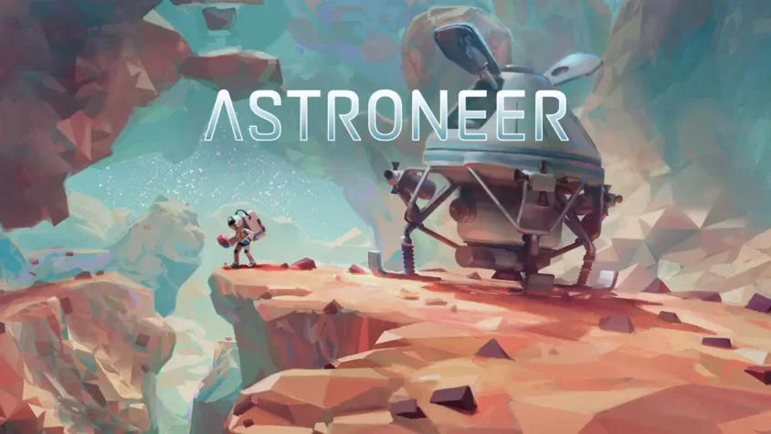 Astroneer — Космос под углом Планета, исследуемая космонавтом, с его космическим модулем