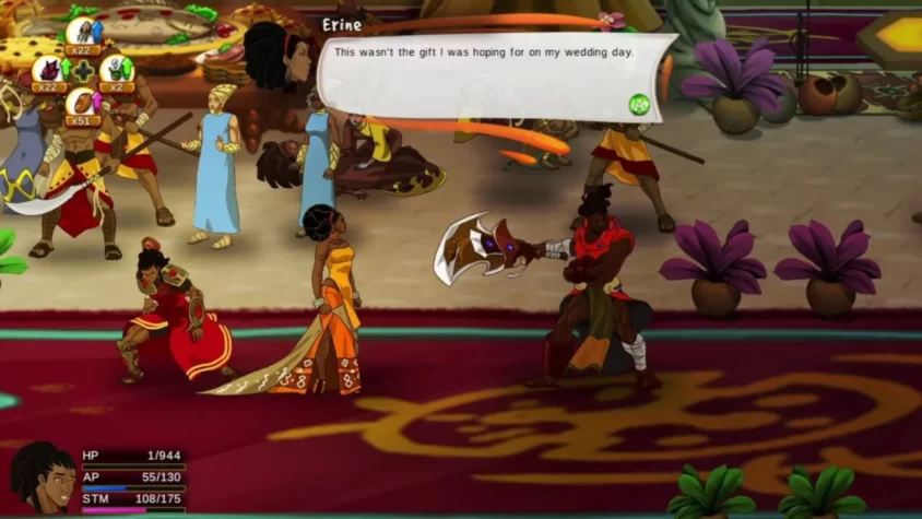 Главные герои на свадьбе в игре Aurion: Legacy of the Kori-Odan