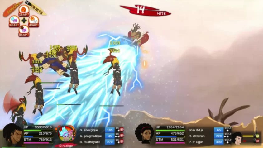 Наговоры и сражение в Aurion: Legacy of the Kori-Odan