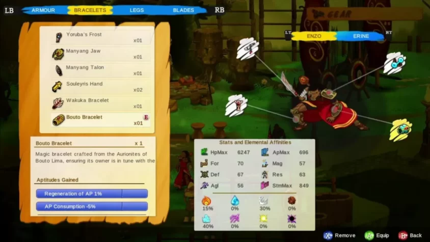 Диалоги и выбор в игре Aurion: Legacy of the Kori-Odan