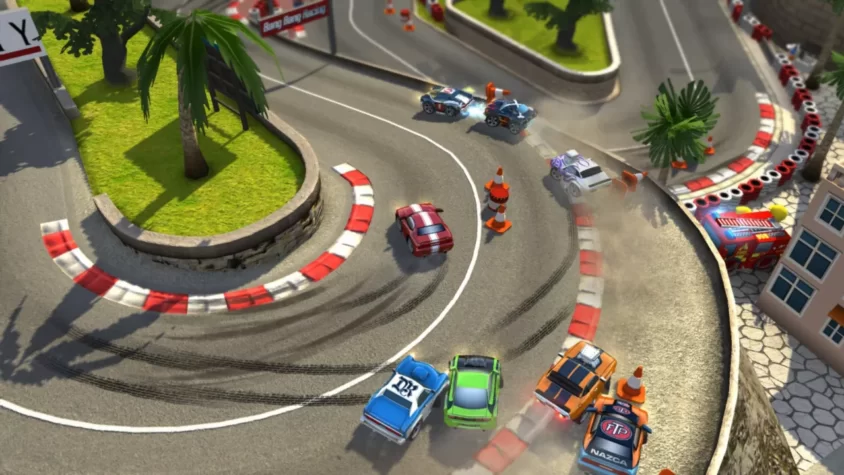 Гонки на пляжной трассе в Bang Bang Racing
