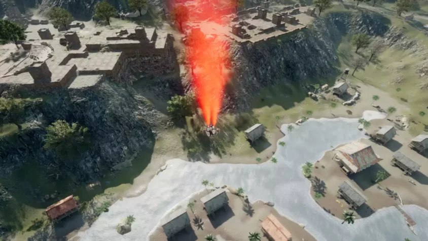 Геймплей в Battle Teams 2 на уровне с городской сценой