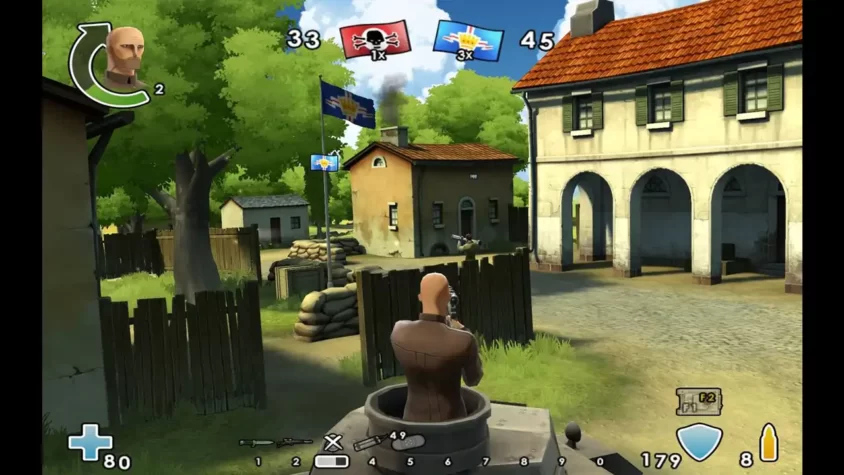 Геймплей Battlefield: Heroes – бой на земле