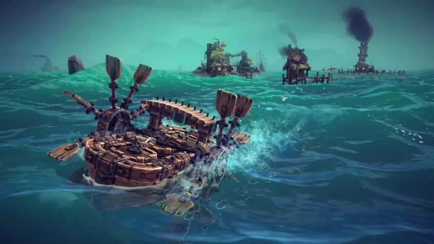 Подводная битва в Besiege: The Splintered Sea