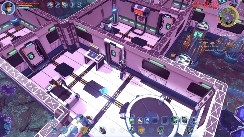 Скриншот помещения в игре Beyond Contact