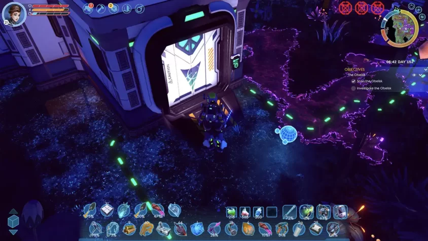 Скриншот с персонажем в игре Beyond Contact