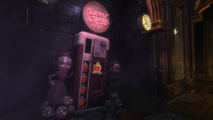 Gatherer's Garden - место, где можно купить полезные улучшения в BioShock Remastered