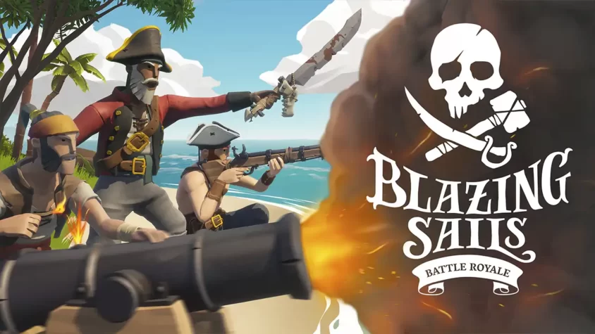 Blazing Sails - Обложка игры Пиратские баталии и канонерки