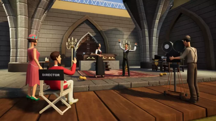 Игровой процесс в Blockbuster Inc с зомби и супергероями