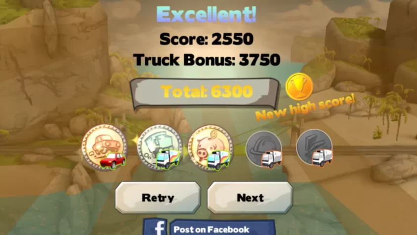 Результаты игры в Bridge Constructor Playground с новым рекордом