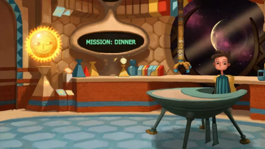 Место для ужина в Broken Age
