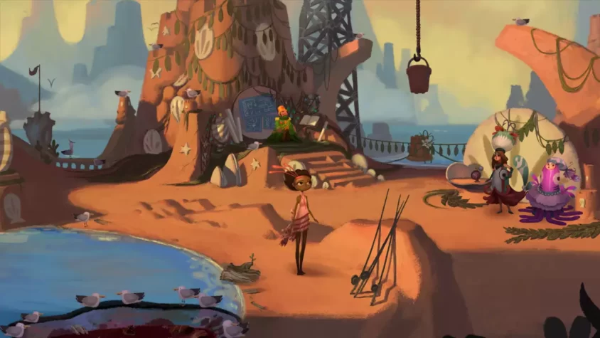 Загадочные существа в Broken Age