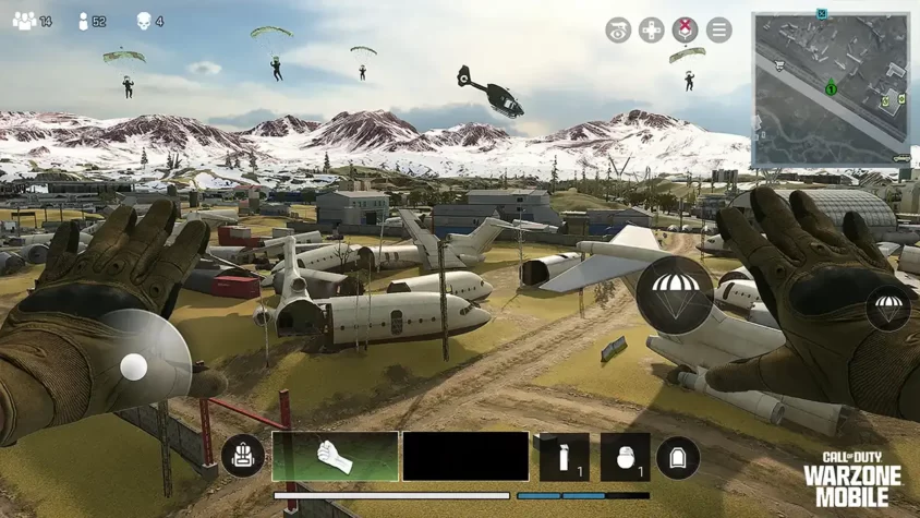 Игровой процесс в Call of Duty: Warzone Mobile