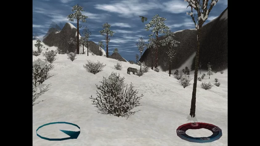 Пейзаж с животными в Carnivores Ice Age