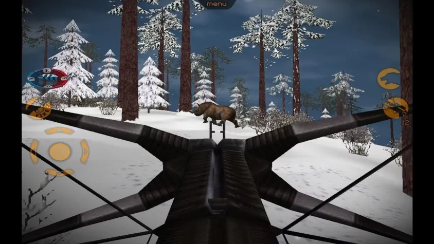 Животные в меню выбора в Carnivores Ice Age